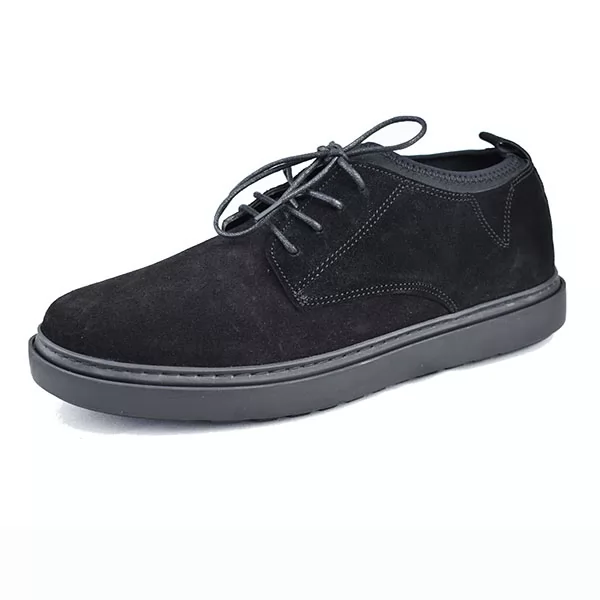Bottine confort 053 noir daim pour homme ....      sandale médicale femme confortable Maroc